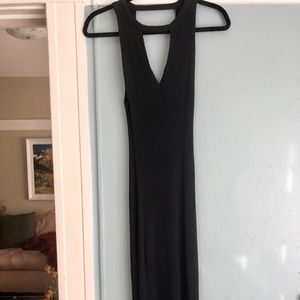 Silence + Noise black knit dress